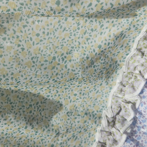 STORIA Baby Doll, Oversize, Boxy, Layering  Puff Ballon Sheer Sleeves Mini Dress - Picture 7 of 11